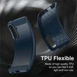 For Samsung Galaxy S26 FE TPU Case Protective Phone Cover Carbon Fiber Texture Brushed