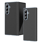 Til Samsung Galaxy Z Fold8 Ultra Cover Kulfibertekstur Læder Hardt PC Telefoncover