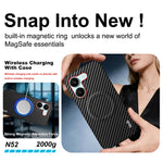 IMAK Ruiyi Series for Xiaomi Redmi Turbo 5 5G  /  Poco X8 Pro 5G Magnetic Case Carbon Fiber Texture Leather + PC Phone Cover