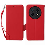 For Huawei Enjoy 90 Pro Max  /  nova 15 Max Case Litchi Texture Wallet Leather Phone Cover with Wrist Strap