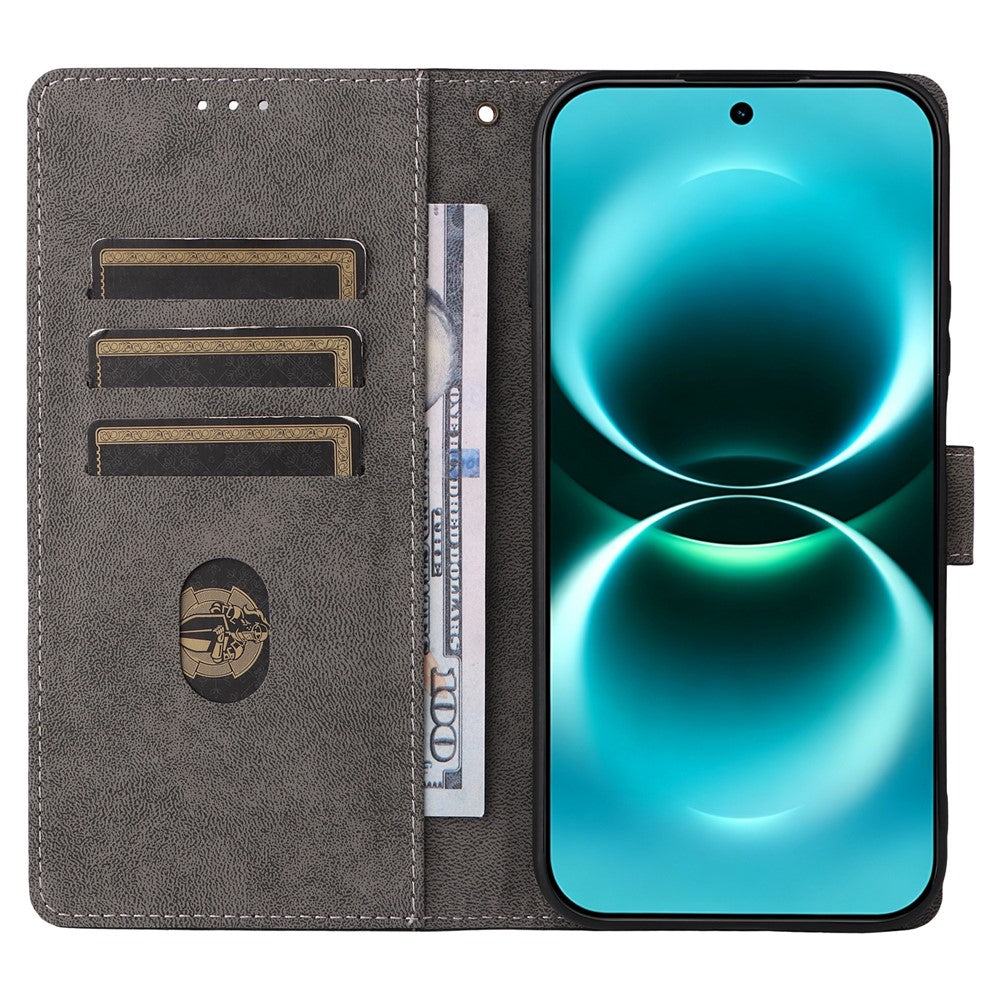 Huawei nova 15 Max / Enjoy 90 Pro Max plånboksfodral RFID-blockerande PU-lädermobilfodral med stativ och rem