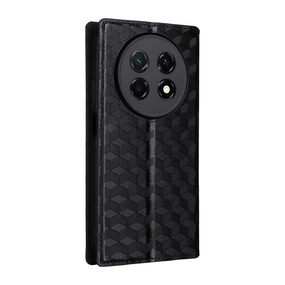 For Huawei nova 15 Max  /  Enjoy 90 Pro Max Case Wallet Rhombus Imprinted PU Leather Phone Cover