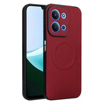 For Xiaomi Redmi 15C 4G (EU) (173mm) / 15C 5G (EU) (173mm) Case Carbon Fiber Texture Leather Coated TPU PC Phone Cover with Metal Ring for Magnetic Car Mount
