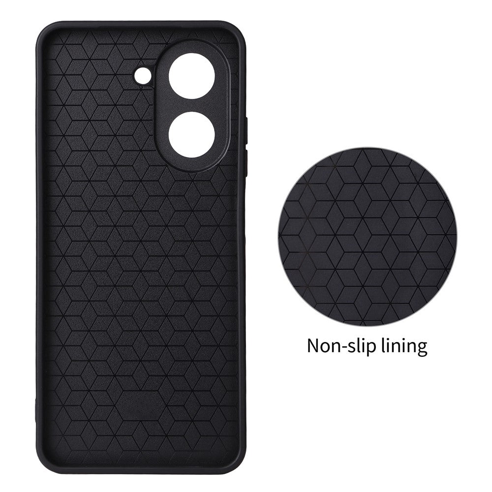 Xiaomi Redmi A5 NFC (EU) (173,45 mm) skal kolfiberstruktur läderbelagd TPU PC mobilskal med metallring för magnetiskt bilfäste