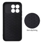 Xiaomi Poco F8 Pro 5G / Redmi K90 5G-cover med kulfiberstruktur, læderbeklædt TPU- og PC-mobilcover med metalring til magnetisk bilmontering