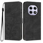For Xiaomi Redmi Note 15 5G (Global)  /  Note 15 4G (Global)  /  Poco M8 5G Wallet Case Butterfly Flower Imprint PU Leather Phone Cover with Wrist Strap