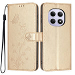 For Xiaomi Redmi Note 15 5G (Global)  /  Note 15 4G (Global)  /  Poco M8 5G Wallet Case Butterfly Flower Imprint PU Leather Phone Cover with Wrist Strap