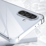 For Samsung Galaxy A36 5G Case TPU + Acrylic Phone Cover with 2Pcs Tempered Glass Screen Protector