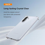 For Samsung Galaxy A26 5G Case TPU + Acrylic Phone Cover with 2Pcs Tempered Glass Screen Protector