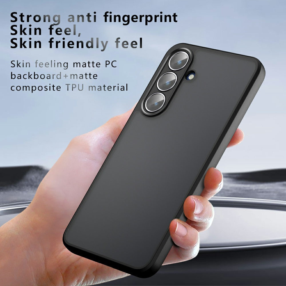Samsung Galaxy S26 FE-skal med skin-touch-funktion, TPU + matt PC-baksida