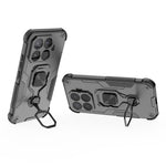 For Xiaomi 17T Case Rotatable Ring Kickstand PC + TPU Shockproof Phone Cover