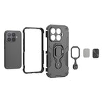 Til Xiaomi 17T Pro Cover Roterbar Ring Stander PC + TPU Stødsikkert Telefoncover