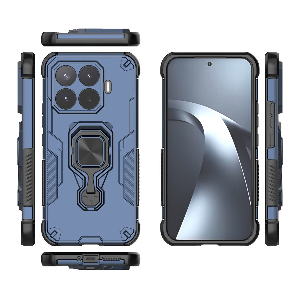 Til Xiaomi 17T Pro Cover Roterbar Ring Stander PC + TPU Stødsikkert Telefoncover