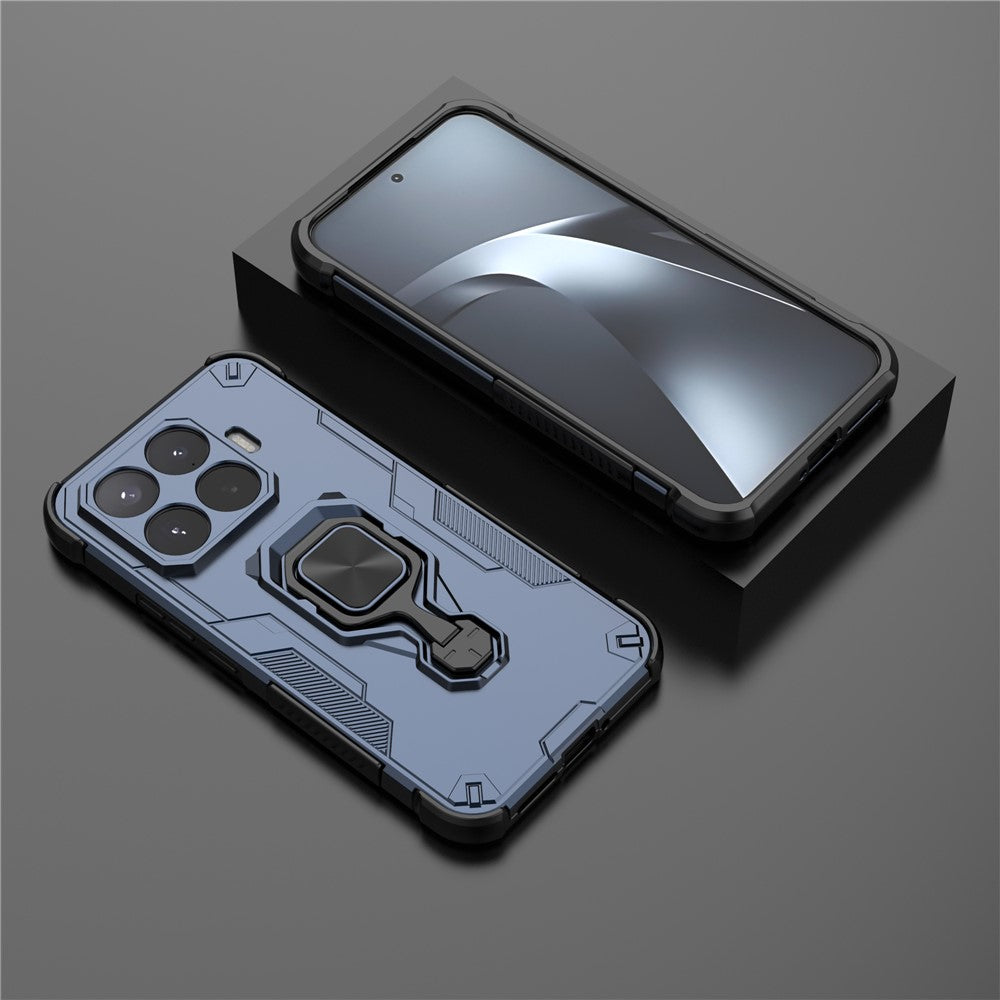 Til Xiaomi 17T Pro Cover Roterbar Ring Stander PC + TPU Stødsikkert Telefoncover