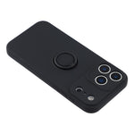 For iPhone 18 Pro / 17 Pro Silicone Case with Strap Ring Kickstand Phone Cover