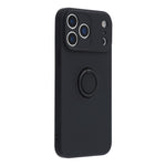 For iPhone 18 Pro Max / 17 Pro Max Silicone Case with Strap Ring Kickstand Phone Cover