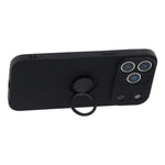 For iPhone 18 Pro Max / 17 Pro Max Silicone Case with Strap Ring Kickstand Phone Cover