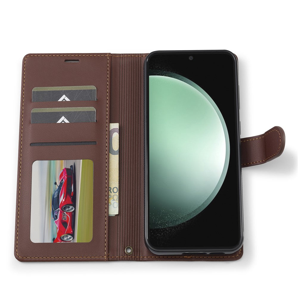 LC.IMEEKE L2 Series for Samsung Galaxy S26 FE Case PU Leather Wallet Detachable Magnetic Phone Cover