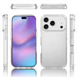 For iPhone 18 Pro / 17 Pro Clear Phone Case TPU+Acrylic Shockproof Phone Back Cover