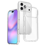 For iPhone 18 Pro / 17 Pro Clear Phone Case TPU+Acrylic Shockproof Phone Back Cover