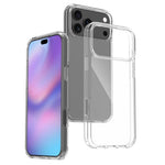 For iPhone 18 Pro Max / 17 Pro Max Clear Phone Case TPU+Acrylic Shockproof Phone Back Cover