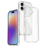 Til iPhone 18 Gennemsigtigt Telefoncover TPU+Akryl Stødsikkert Telefonbagcover