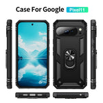 For Google Pixel 11 Pro / 11 Case PC + TPU Phone Cover with Kickstand