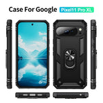 For Google Pixel 11 Pro XL Case PC + TPU Phone Cover with Kickstand