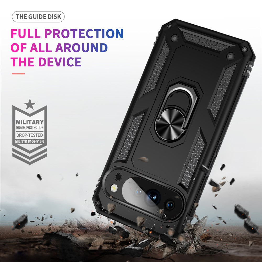 For Google Pixel 11 Pro XL Case PC + TPU Phone Cover with Kickstand