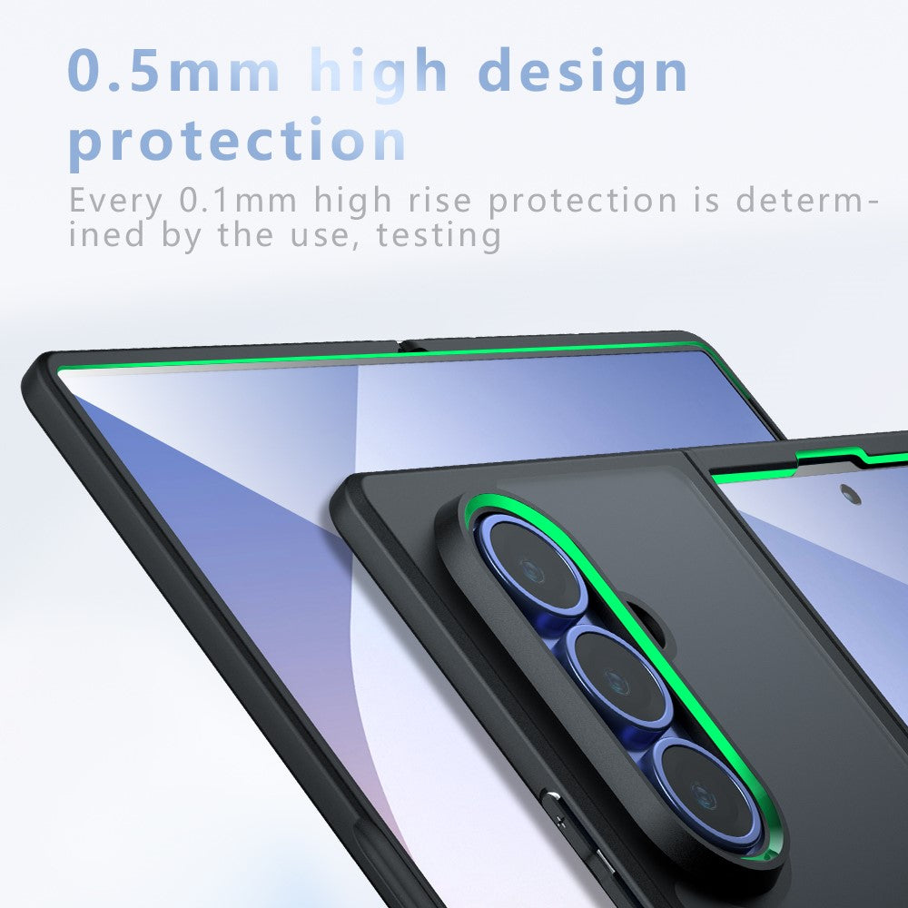 For Samsung Galaxy Z Fold8 Ultra Magnetic Case Clear TPU + PC Shockproof Phone Cover