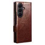QIALINO For Samsung Galaxy Z Fold8 Ultra Case Genuine Cow Leather Stand Wallet Phone Cover