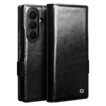 QIALINO For Samsung Galaxy Z Fold8 Ultra Case Genuine Cow Leather Stand Wallet Phone Cover