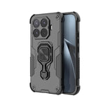 WANLONFENG for Xiaomi 17T Phone Case  PC TPU Back Cover Kickstand with Tempered Glass