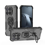 WANLONFENG for Xiaomi 17T Phone Case  PC TPU Back Cover Kickstand with Tempered Glass