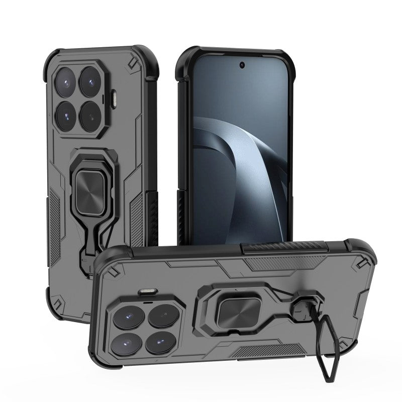 WANLONFENG for Xiaomi 17T Phone Case  PC TPU Back Cover Kickstand with Tempered Glass