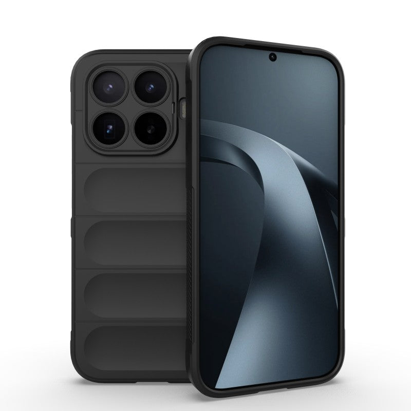 WANLONFENG för Xiaomi 17T TPU-skal HD-serien halkfritt mobilskydd med härdat glas