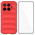 WANLONFENG för Xiaomi 17T TPU-skal HD-serien halkfritt mobilskydd med härdat glas