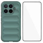 WANLONFENG för Xiaomi 17T TPU-skal HD-serien halkfritt mobilskydd med härdat glas