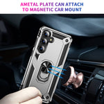 For Samsung Galaxy S26 FE Case PC + TPU Phone Cover with Kickstand