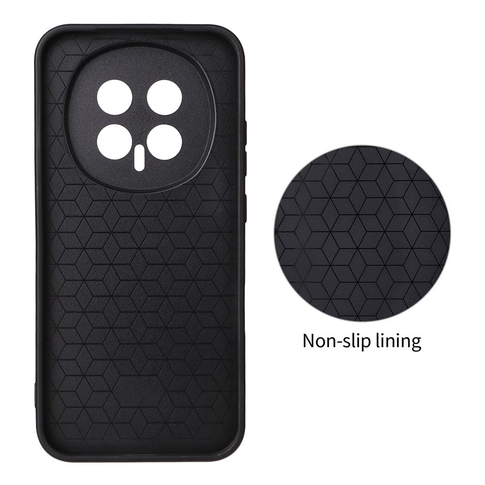 For Honor Magic8 5G Case Carbon Fiber Texture Leather Coated TPU PC Phone Cover with Metal Ring for Magnetic Car Mount