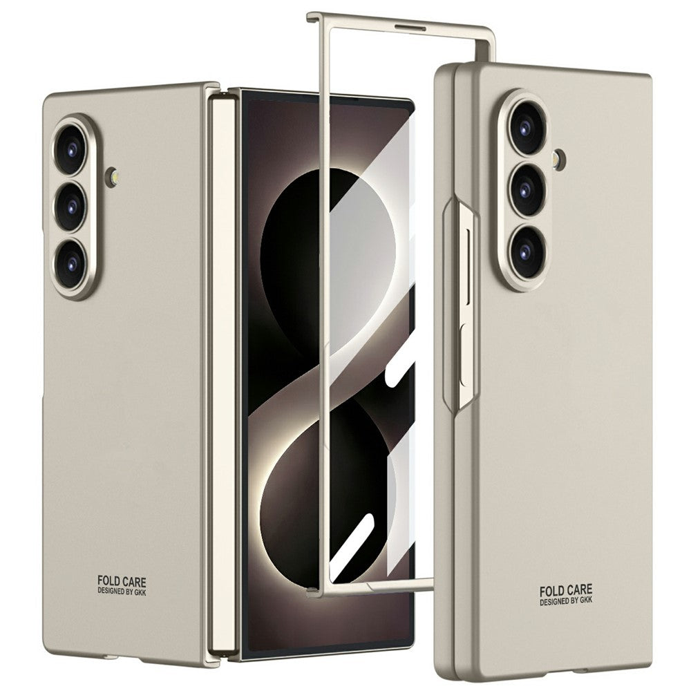 GKK cover til Samsung Galaxy Z Fold8 Ultra af hård PC, ridsefast mobilcover med film af hærdet glas