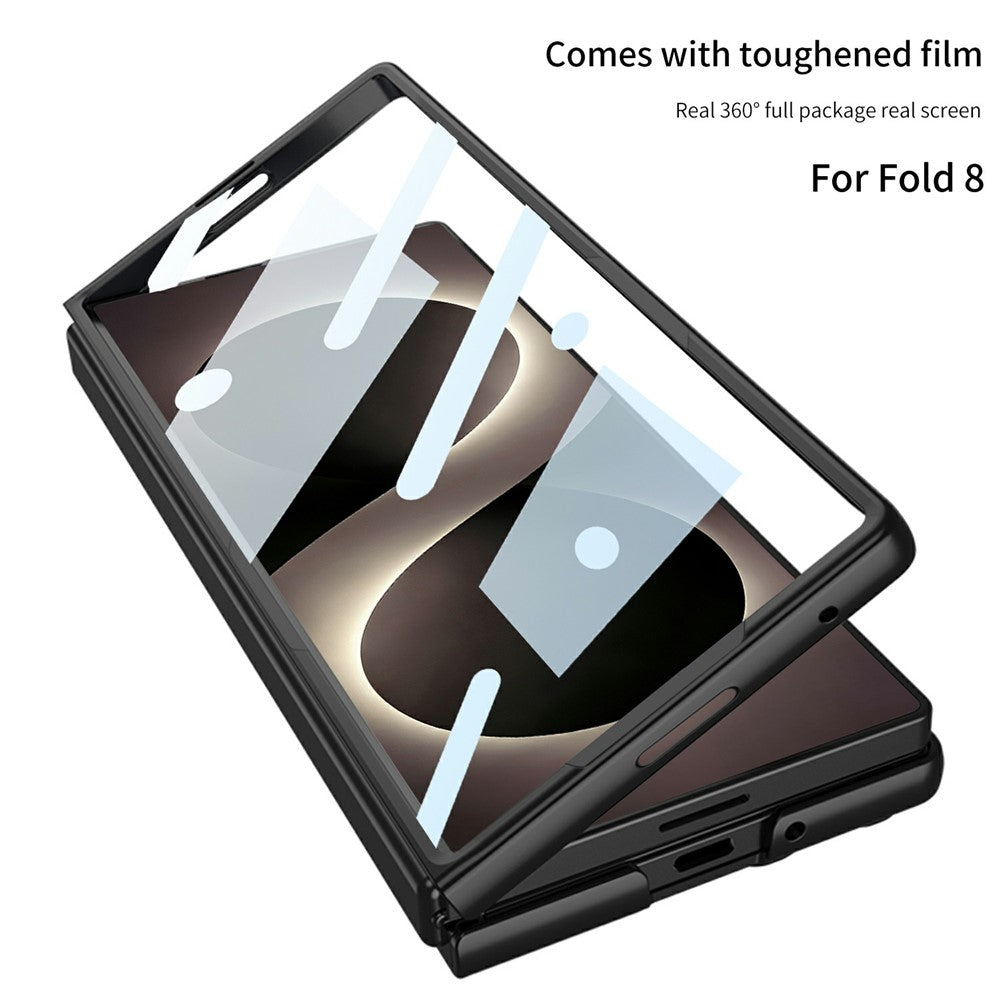 GKK cover til Samsung Galaxy Z Fold8 Ultra af hård PC, ridsefast mobilcover med film af hærdet glas
