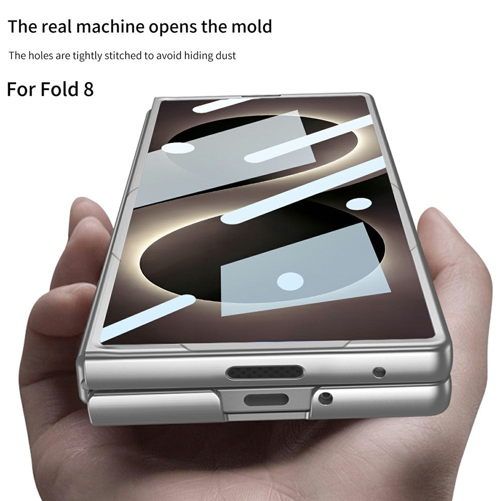 GKK cover til Samsung Galaxy Z Fold8 Ultra af hård PC, ridsefast mobilcover med film af hærdet glas