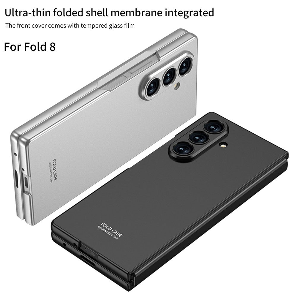 GKK cover til Samsung Galaxy Z Fold8 Ultra af hård PC, ridsefast mobilcover med film af hærdet glas