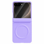 GKK for Samsung Galaxy Z Flip8 Magnetic Case Hinge Protection Leather + PC Phone Cover with Screen Protector