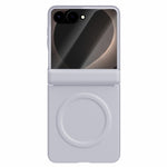 GKK for Samsung Galaxy Z Flip8 Magnetic Case Hinge Protection Leather + PC Phone Cover with Screen Protector