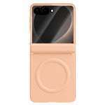 GKK for Samsung Galaxy Z Flip8 Magnetic Case Hinge Protection Leather + PC Phone Cover with Screen Protector
