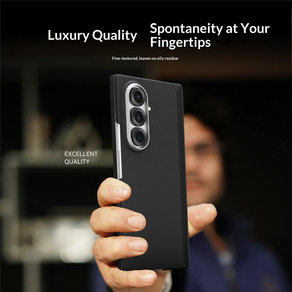 GKK For Samsung Galaxy Z Fold8 Ultra Case Texture Dual Axis PC Slim Phone Cover Magnetic Hinge Protection