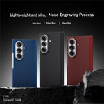 GKK For Samsung Galaxy Z Fold8 Ultra Case Texture Dual Axis PC Slim Phone Cover Magnetic Hinge Protection