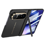 GKK Skal För Huawei Pura X Max Magnetiskt Gångjärn Dolt Stöd Ultratunt PC-mobilskal med HD Klar Härdat Glas Skärmfilm